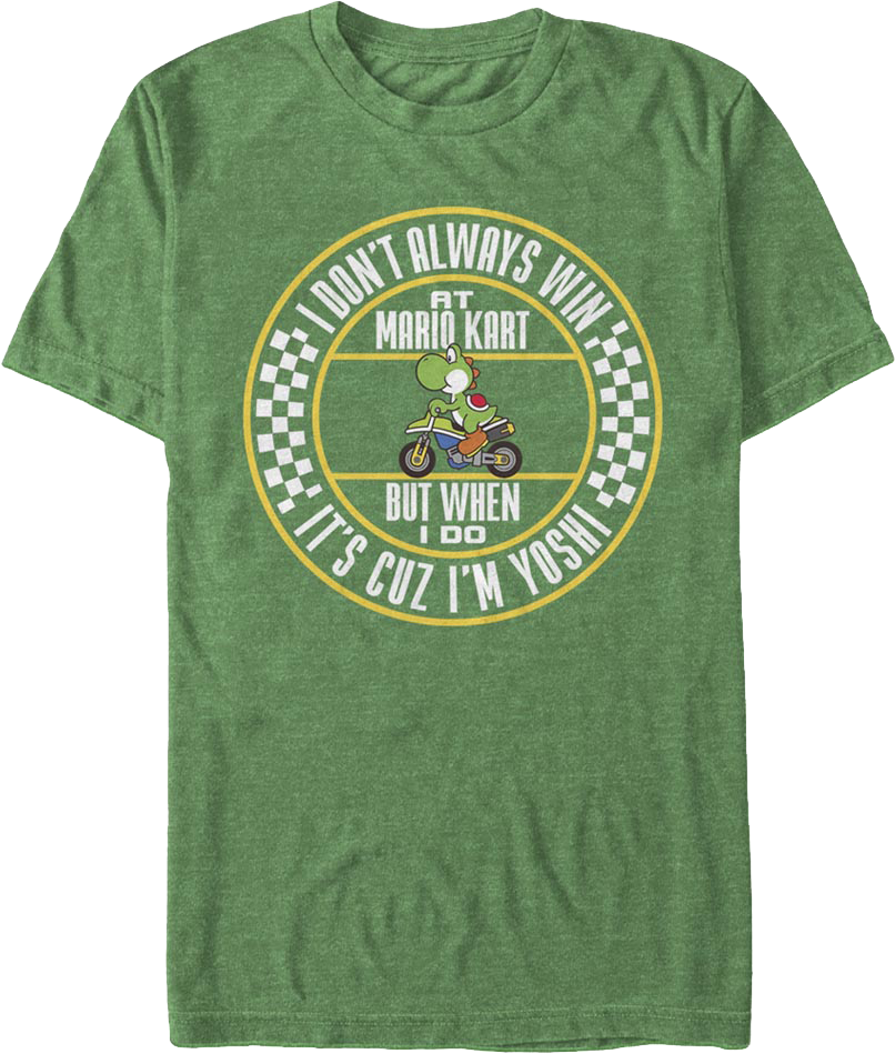 I'm Yoshi Mario Kart T-Shirt product image 1