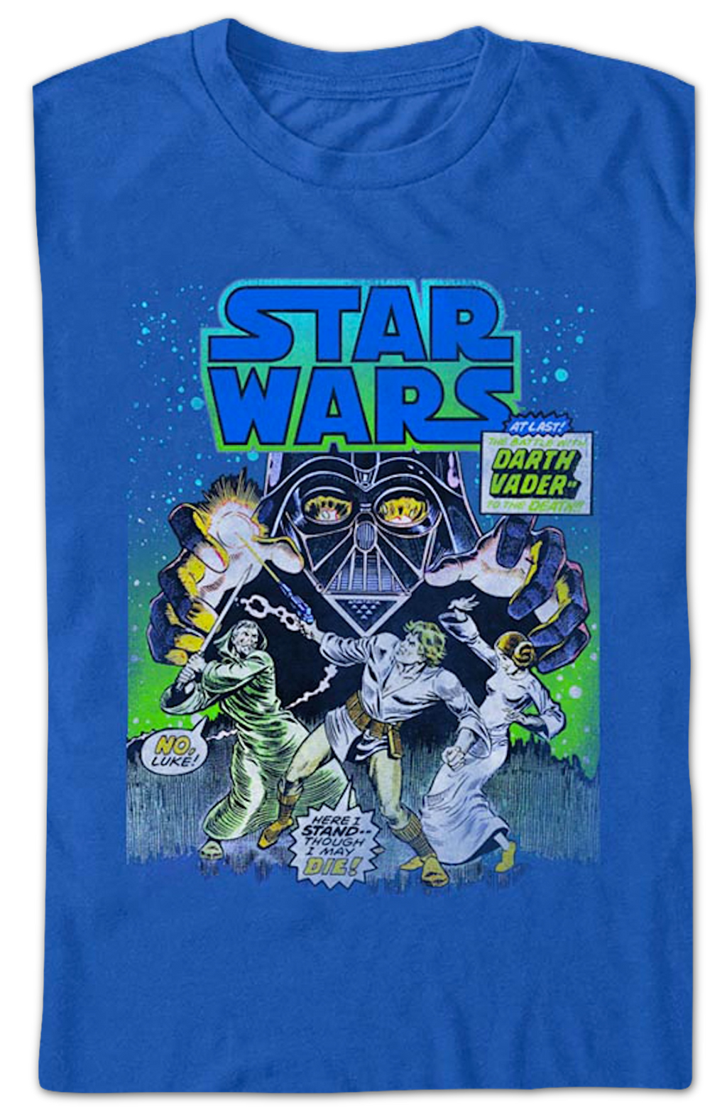 In Battle With Darth Vader Star Wars T-Shirt product image 2