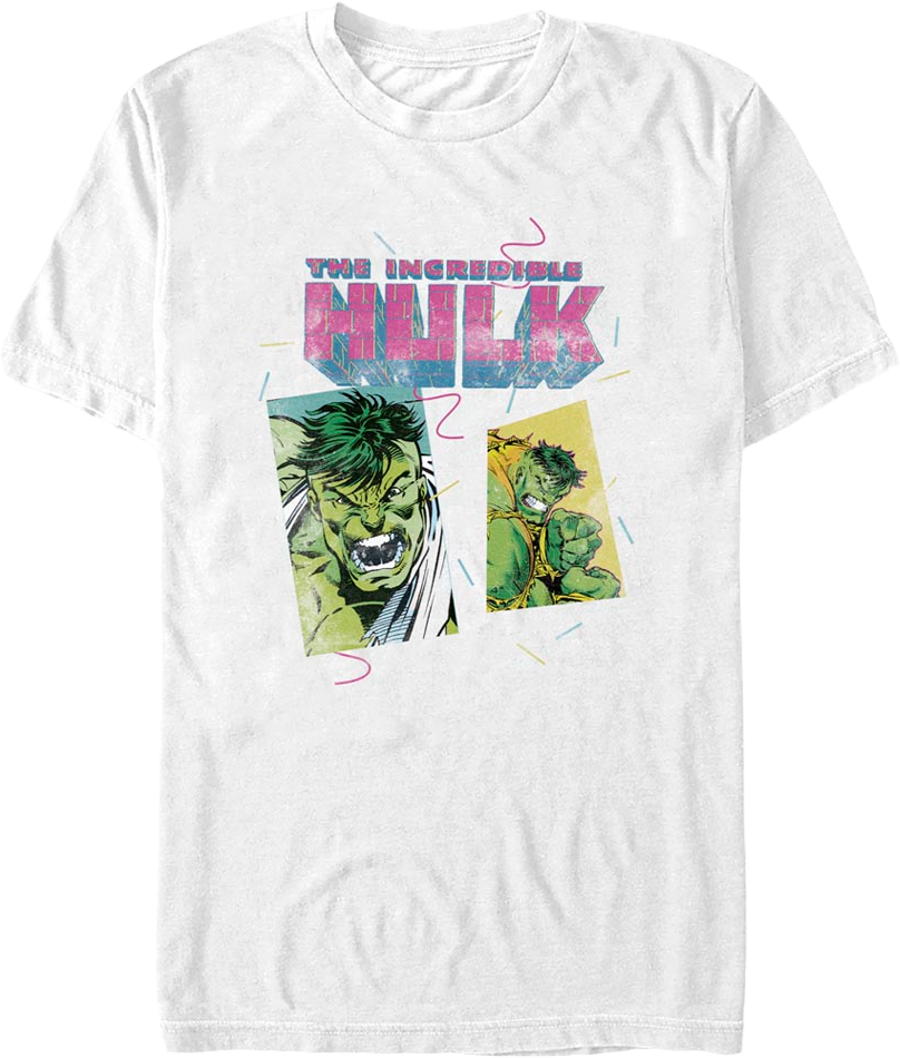 Incredible Hulk Retro 90s Marvel Comics T-Shirt product image 1