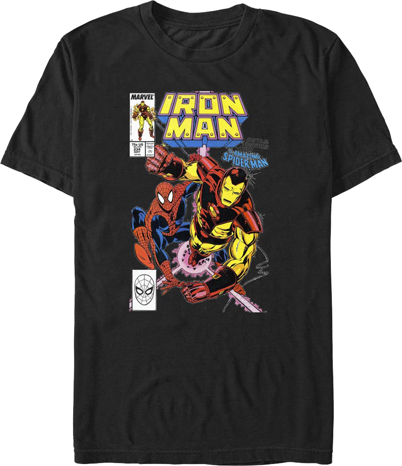 Iron Man Battles Together With Spider-Man Marvel Comics product image 1