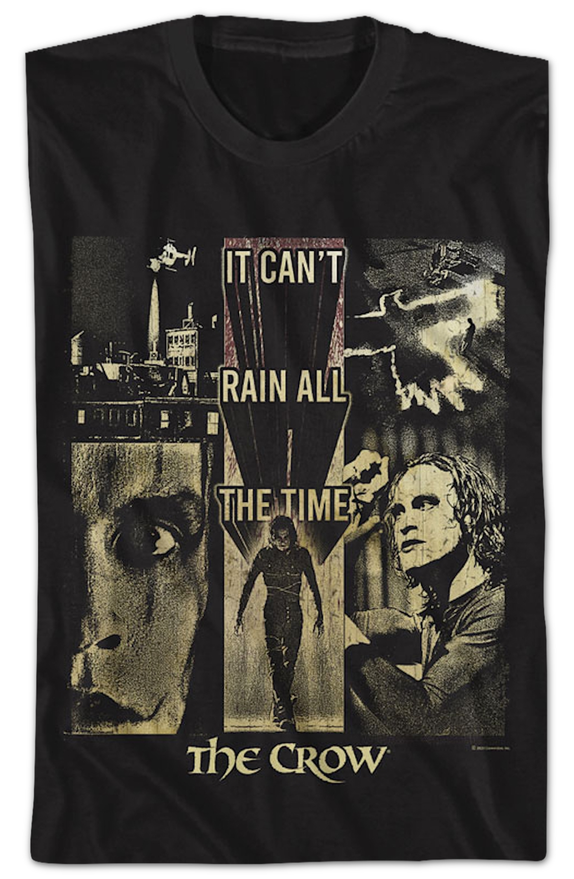 It Can't Rain All The Time Collage Crow T-Shirt product image 2