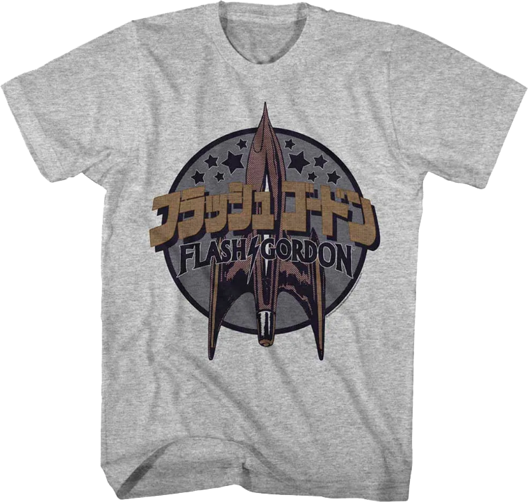 Japanese Text Flash Gordon T-Shirt product image 1
