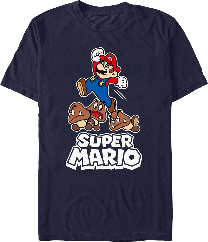 Jumping On Goombas Super Mario Bros. T-Shirt product image 1