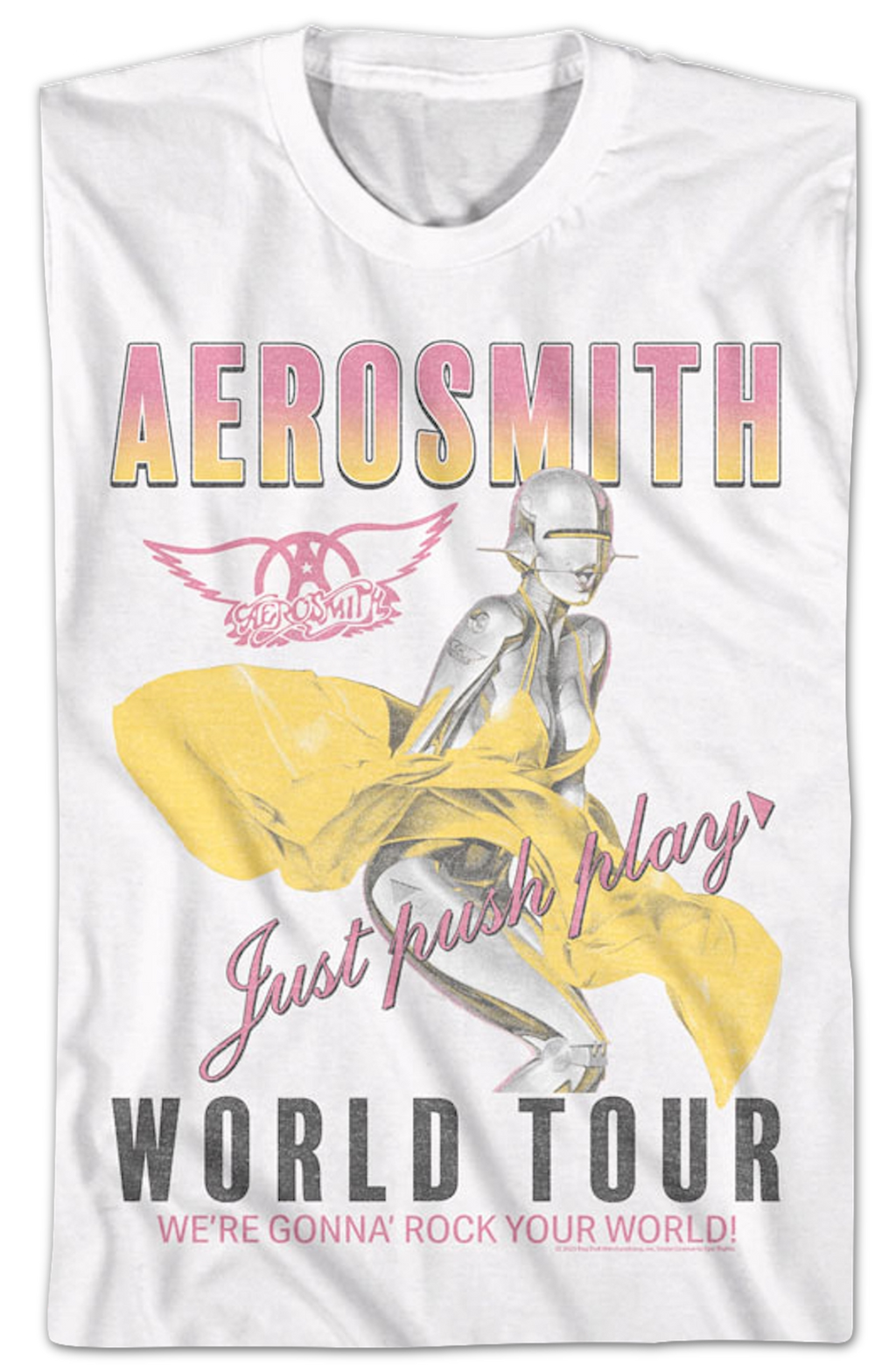 Just Push Play World Tour Aerosmith T-Shirt product image 2