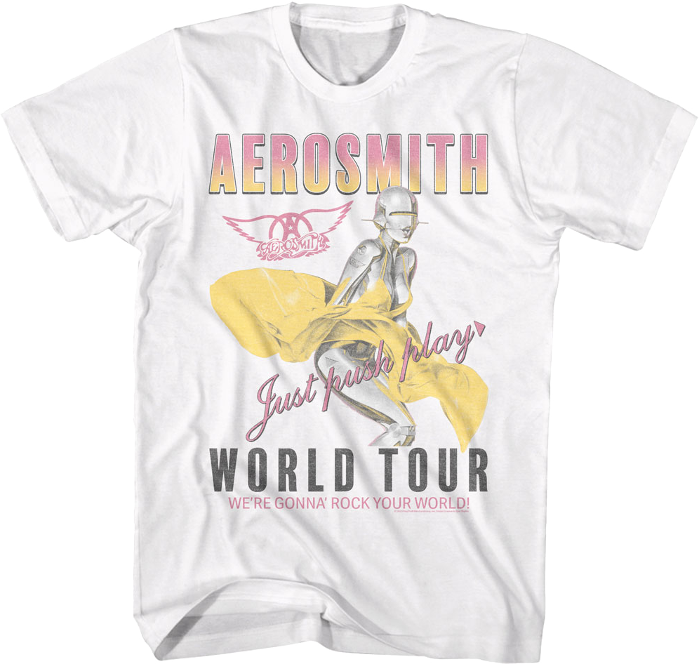 Just Push Play World Tour Aerosmith T-Shirt product image 1