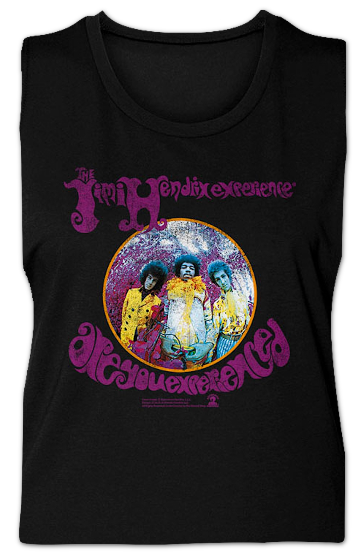 Ladies Are You Experienced Jimi Hendrix Experience Muscle Tank Top