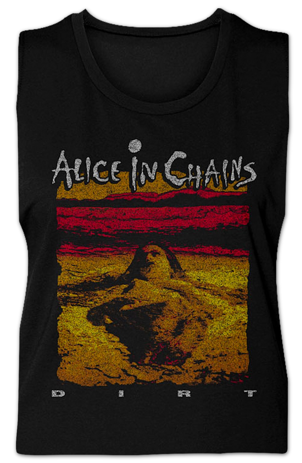 Ladies Dirt Alice In Chains Muscle Tank Top