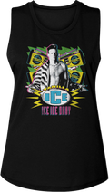 Ladies Ice Ice Baby Stereos Vanilla Ice Muscle Tank Top