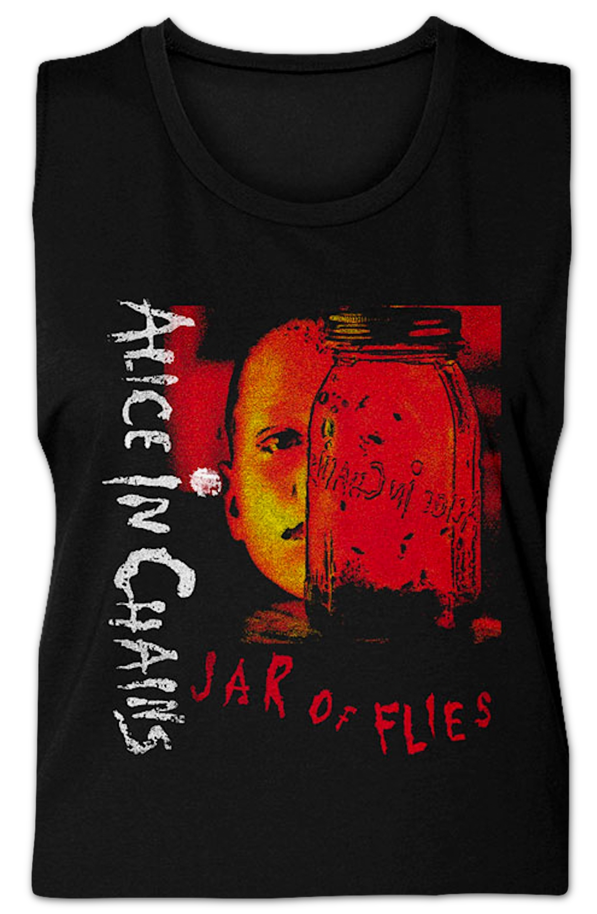 Ladies Jar Of Flies Alice In Chains Muscle Tank Top