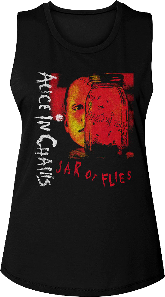 Ladies Jar Of Flies Alice In Chains Muscle Tank Top