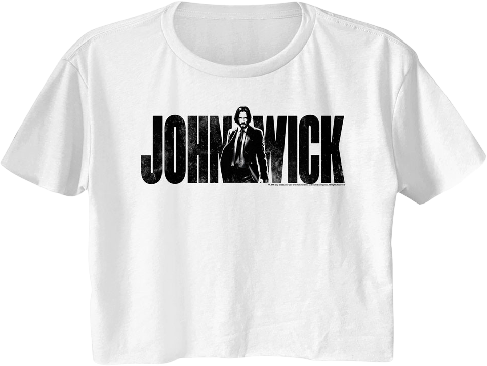 Ladies John Wick Crop Top