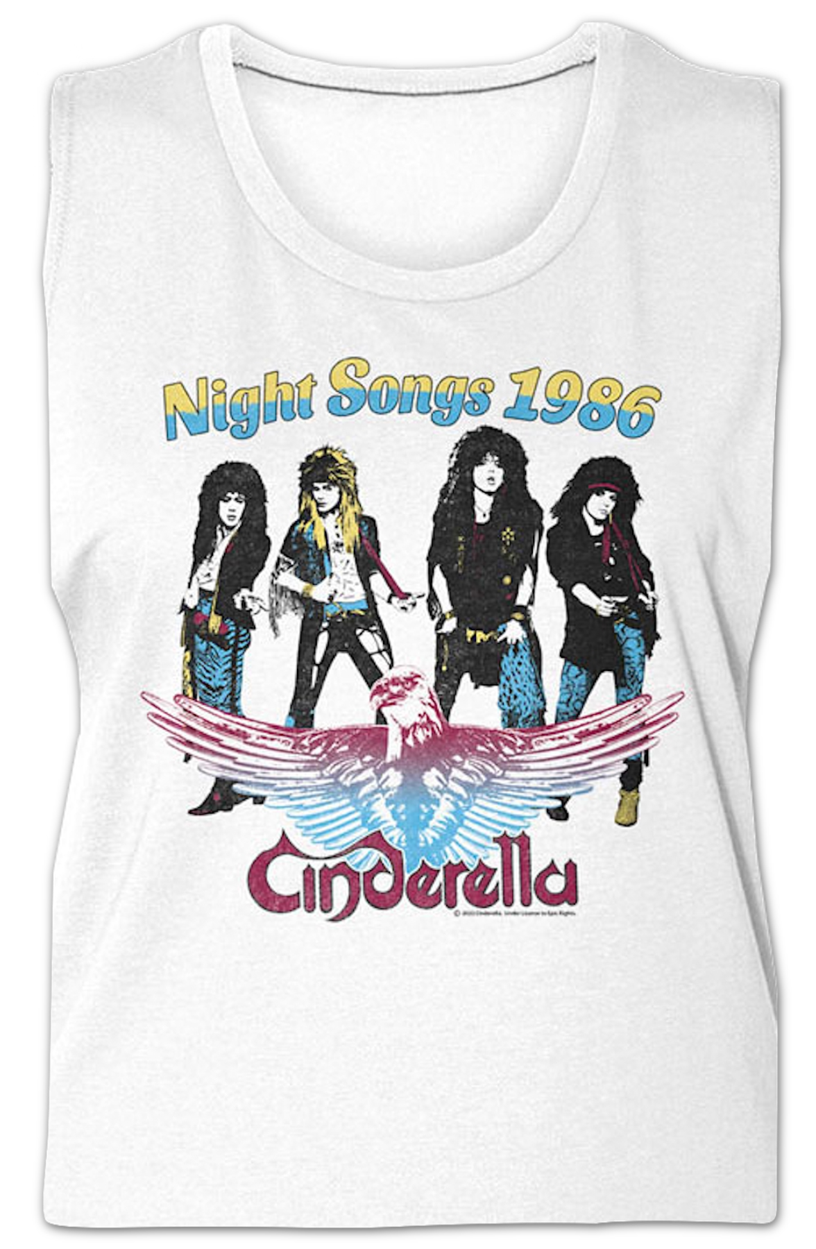 Ladies Night Songs 1986 Cinderella Muscle Tank Top