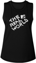 Ladies The Real World MTV Muscle Tank Top