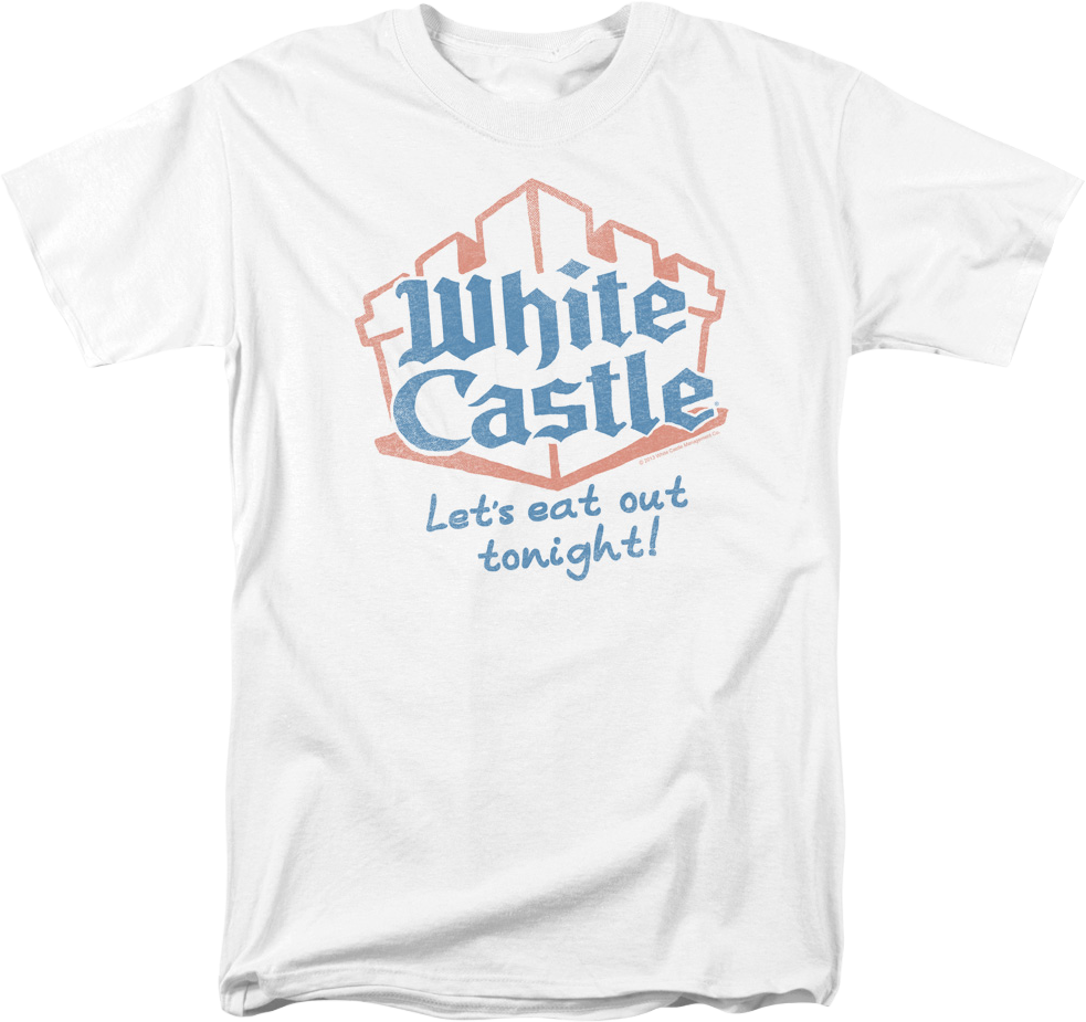 Let's Eat Out Tonight White Castle T-Shirt product image 1