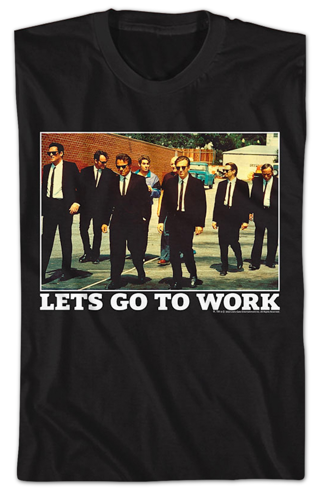 Lets Go To Work Group Photo Reservoir Dogs T-Shirt product image 2