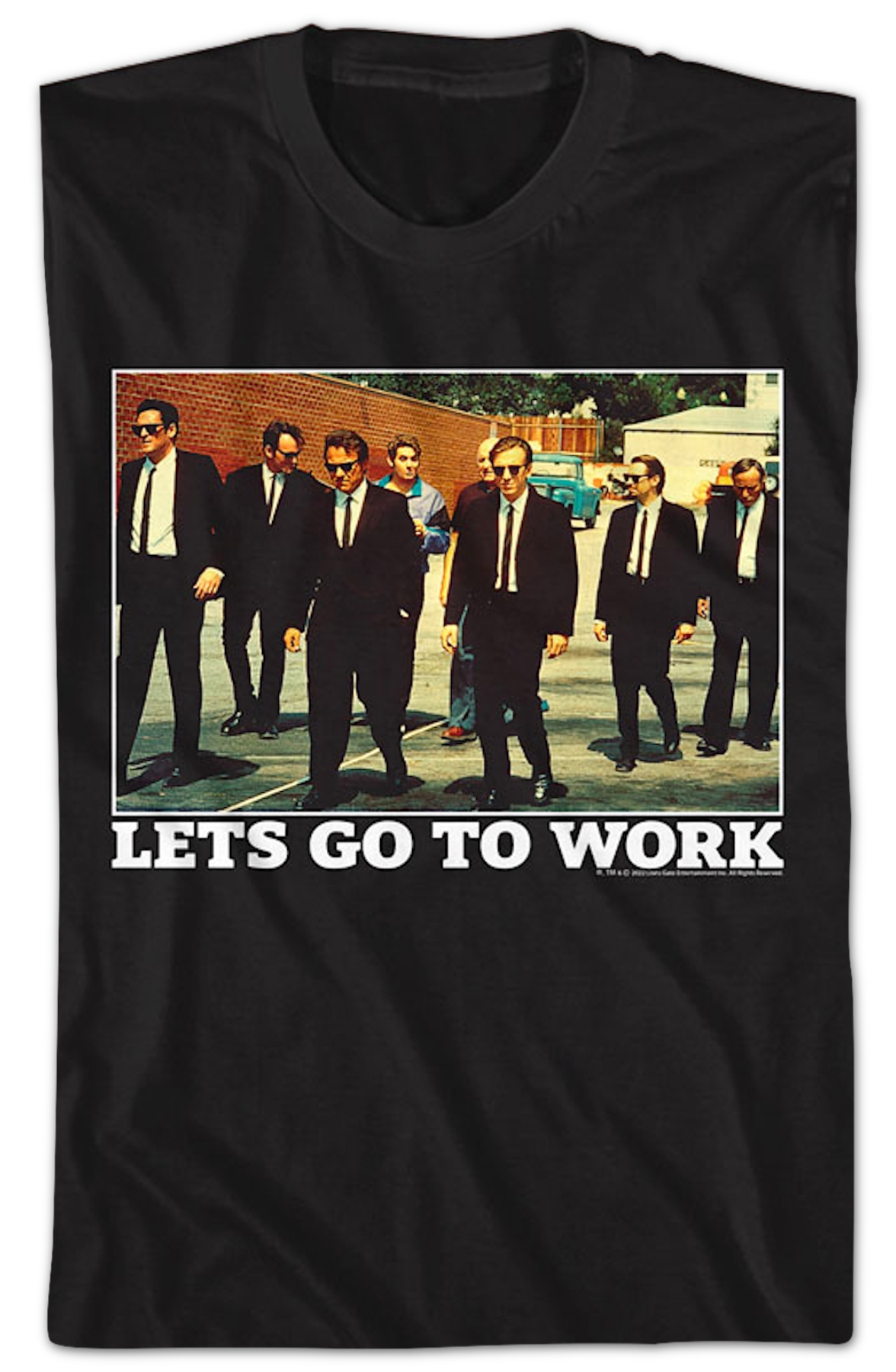 Lets Go To Work Group Photo Reservoir Dogs T-Shirt product image 2