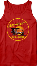 Lifeguard Silhouette Baywatch Tank Top