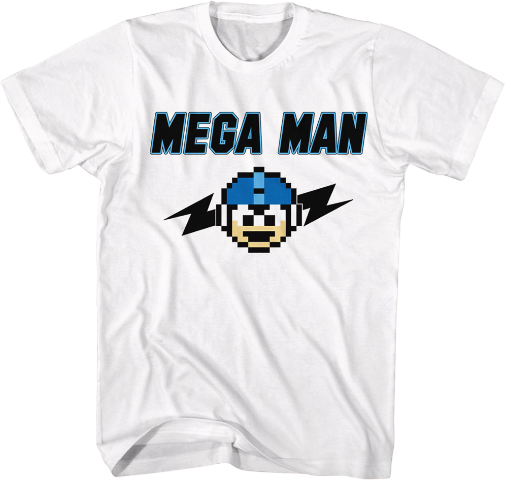 Lightning Bolt Mega Man T-Shirt product image 1