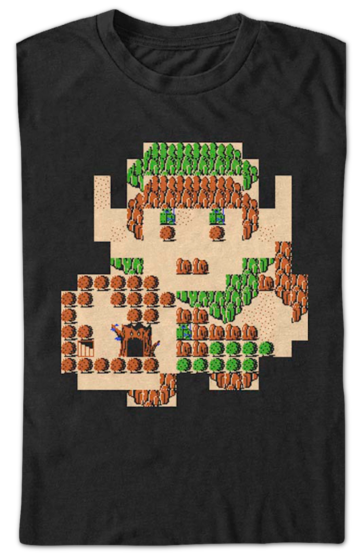 Link Overworld Map Legend of Zelda T-Shirt product image 2