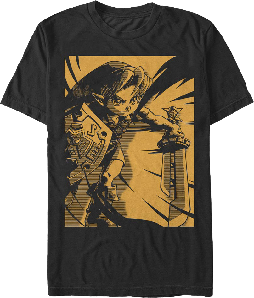 Link Wind Cutter Legend of Zelda T-Shirt product image 1