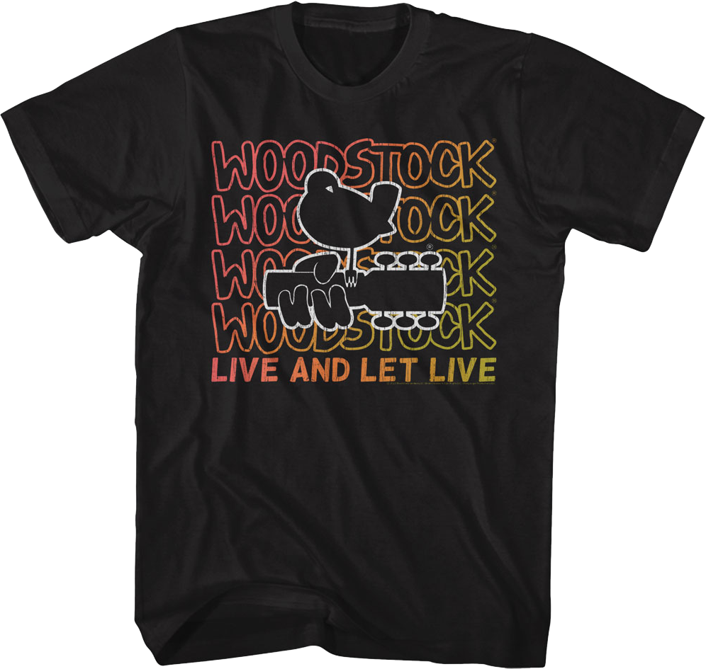 Live And Let Woodstock T-Shirt product image 1