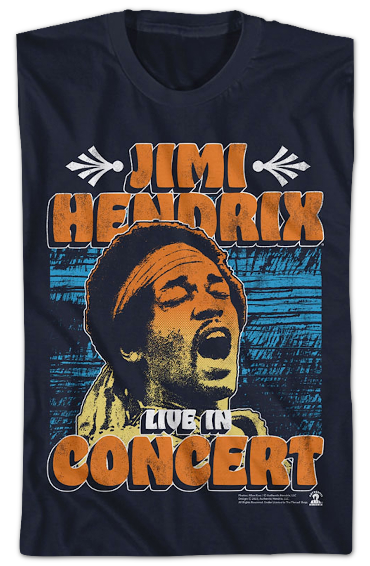 Live In Concert Jimi Hendrix T-Shirt product image 2