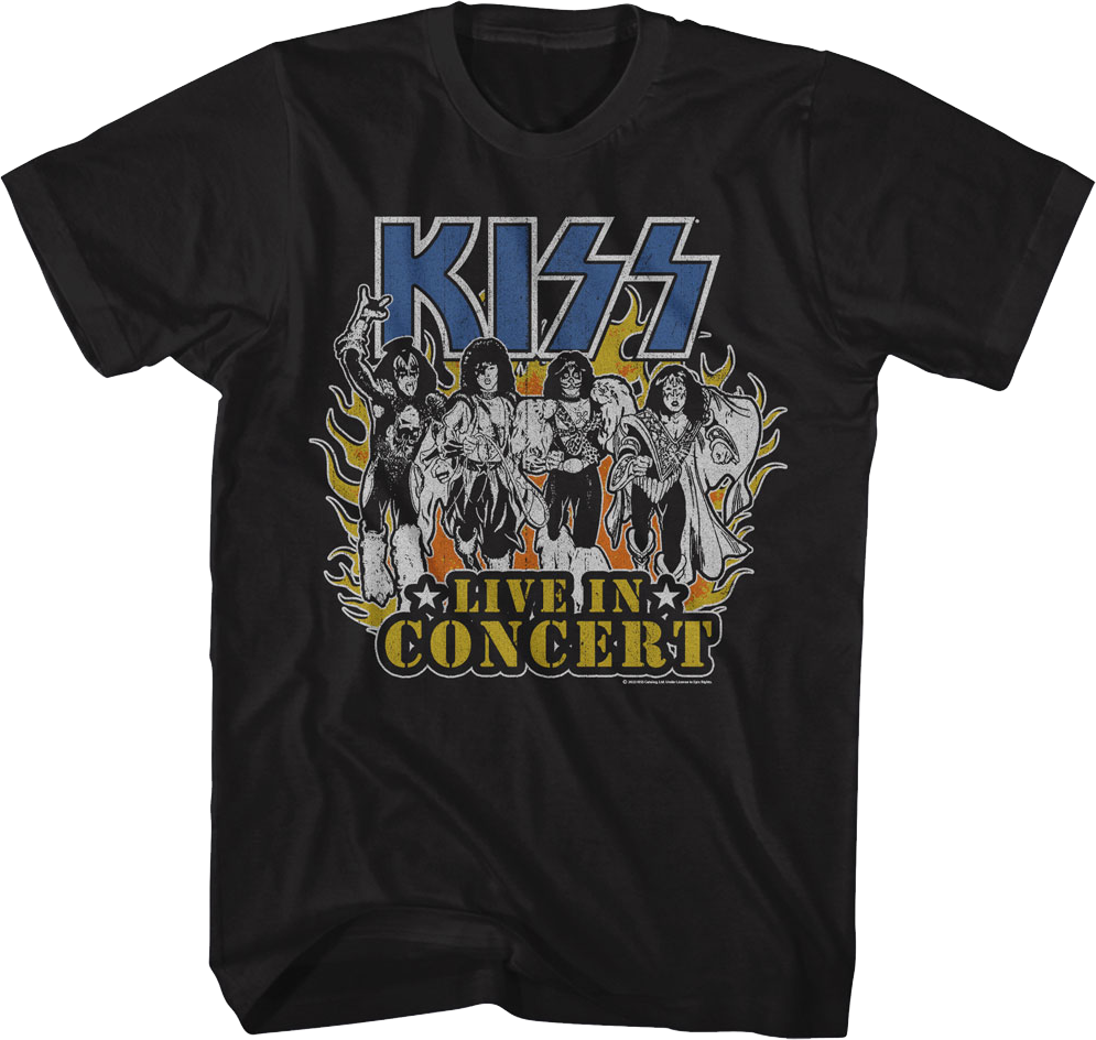 Live In Concert KISS T-Shirt product image 1