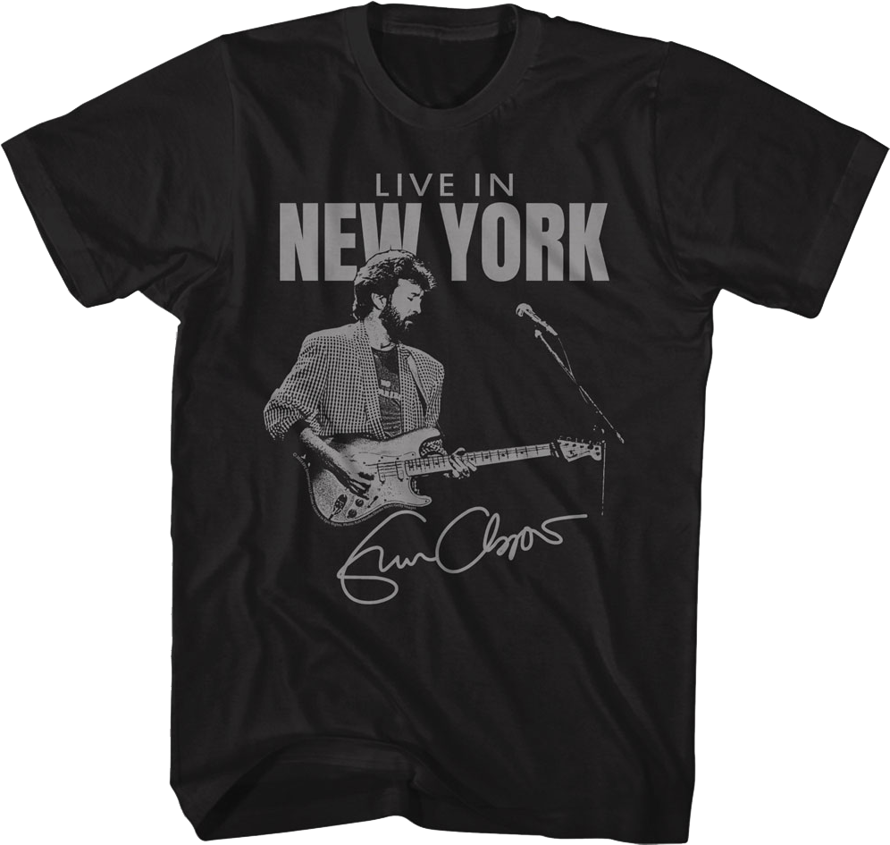 Live In New York Eric Clapton T-Shirt product image 1