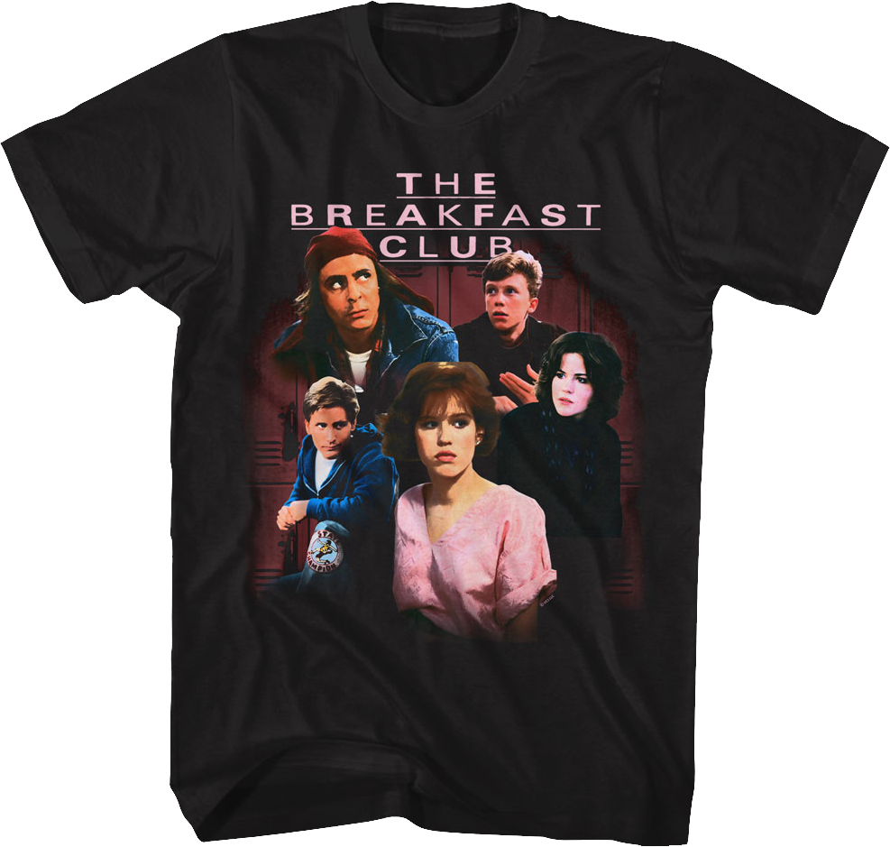 Locker Collage Breakfast Club T-Shirt product image 1