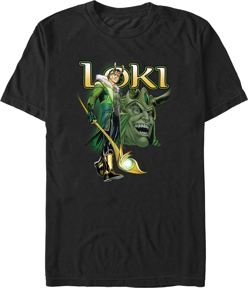 Loki Collage Marvel Comics T-Shirt product image 1