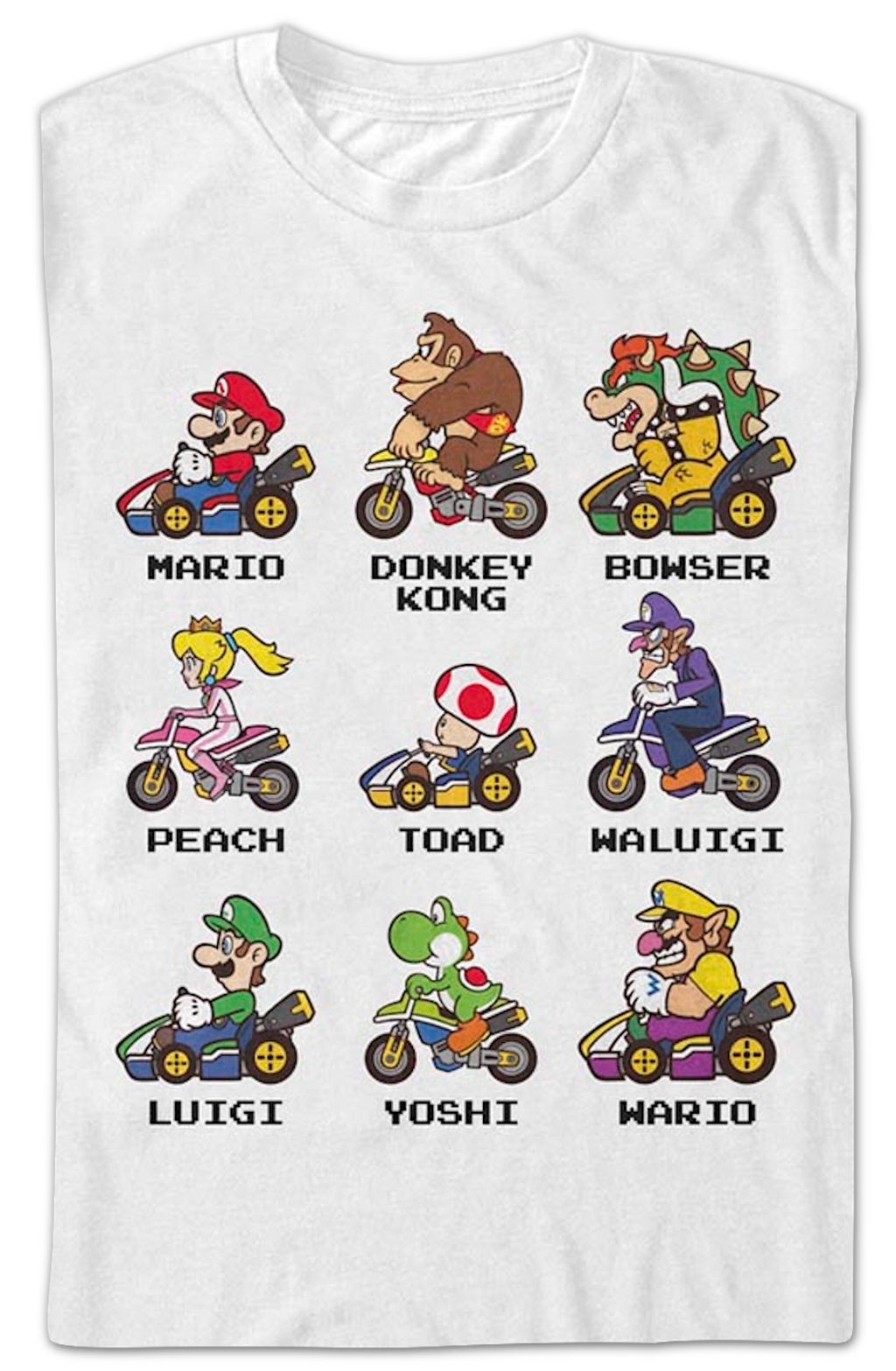 Mario Kart Drivers Super Bros. T-Shirt product image 2