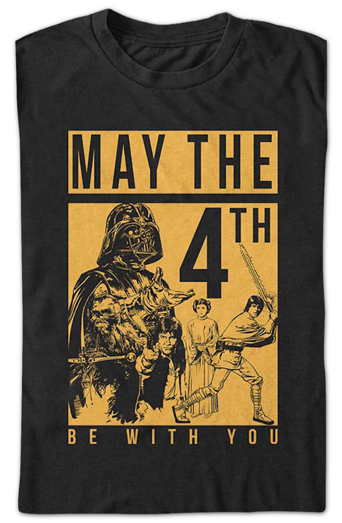 May The Fourth Be With You Sketches Star Wars T-Shirt product image 2