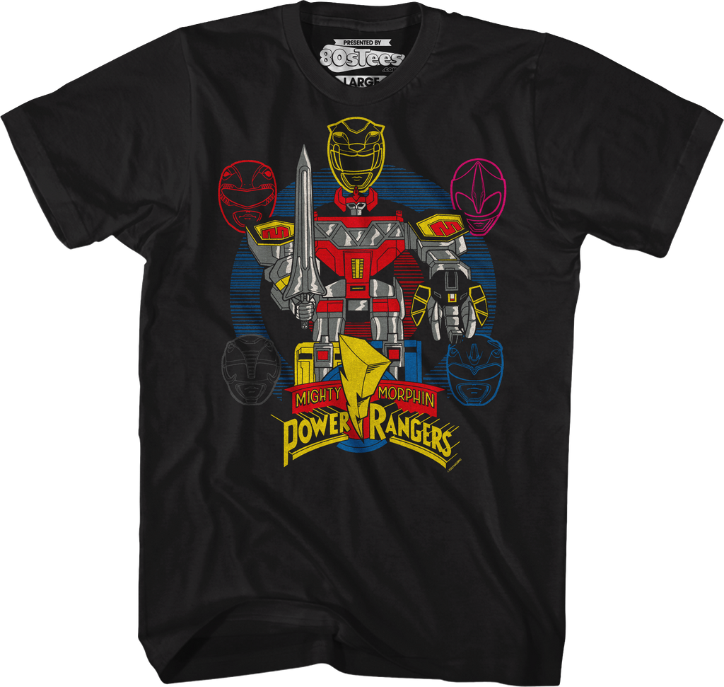 Megazord Mighty Morphin Power Rangers T-Shirt product image 1