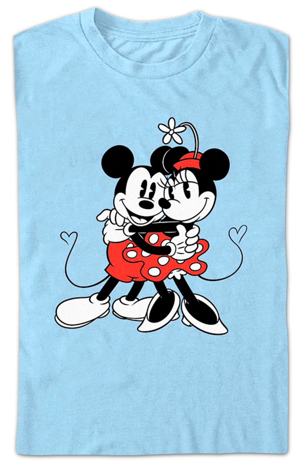 Mickey And Minnie Hugging Disney T-Shirt product image 2