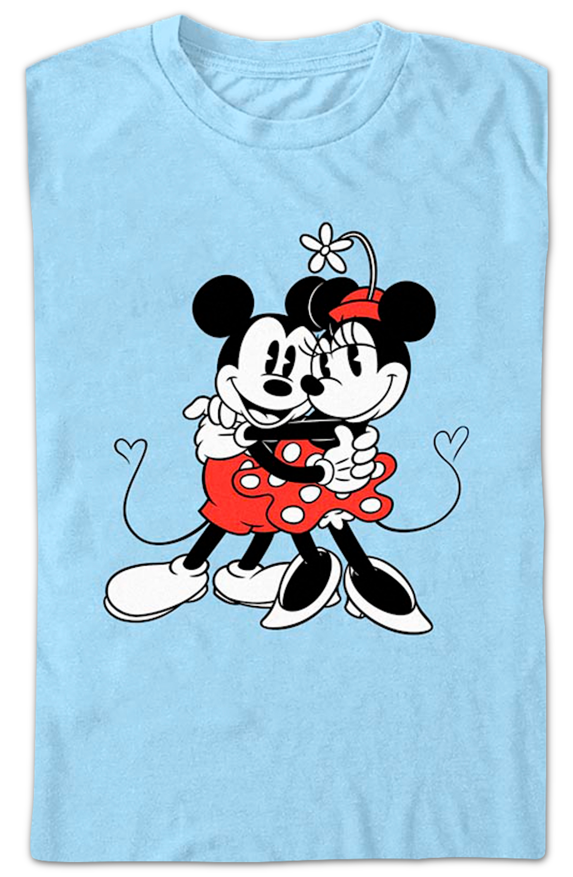 Mickey And Minnie Hugging Disney T-Shirt product image 2