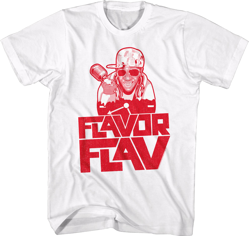 Microphone Flavor Flav T-Shirt product image 1