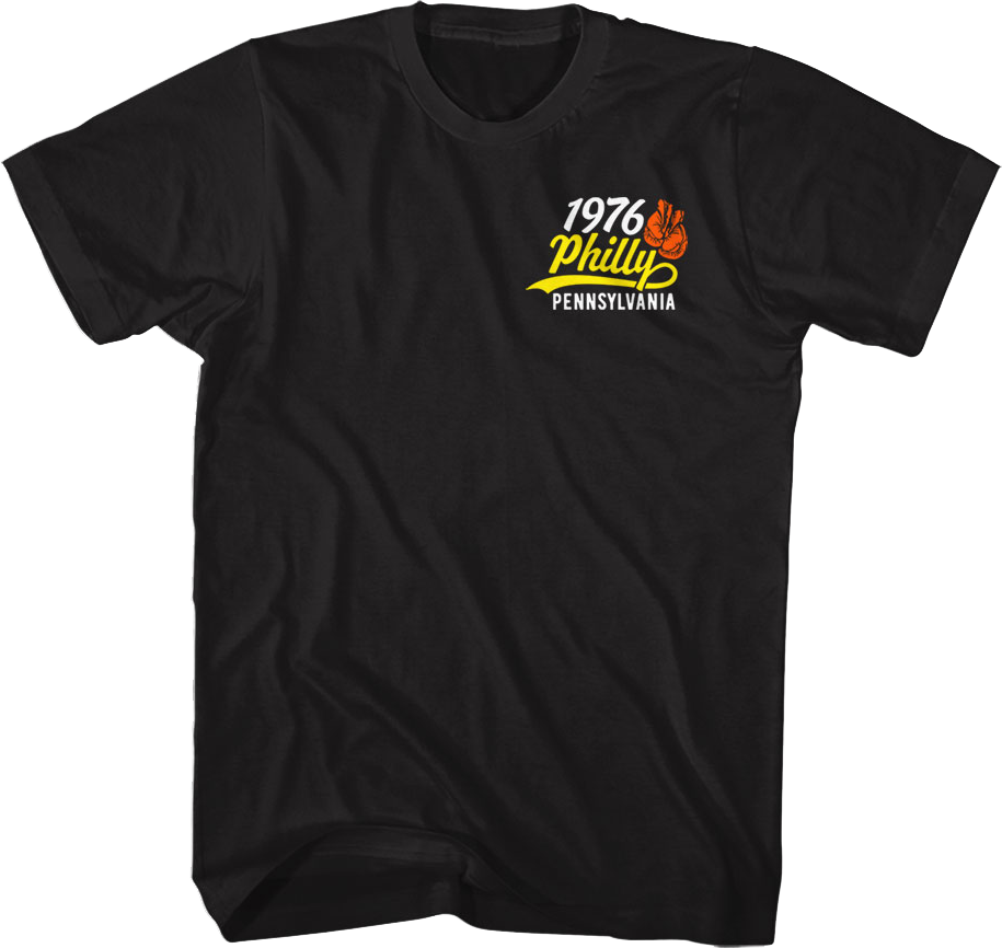 Mighty Mick's Boxing Gym Front & Back Rocky T-Shirt product image 3