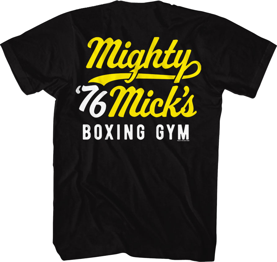 Mighty Mick's Boxing Gym Front & Back Rocky T-Shirt product image 1