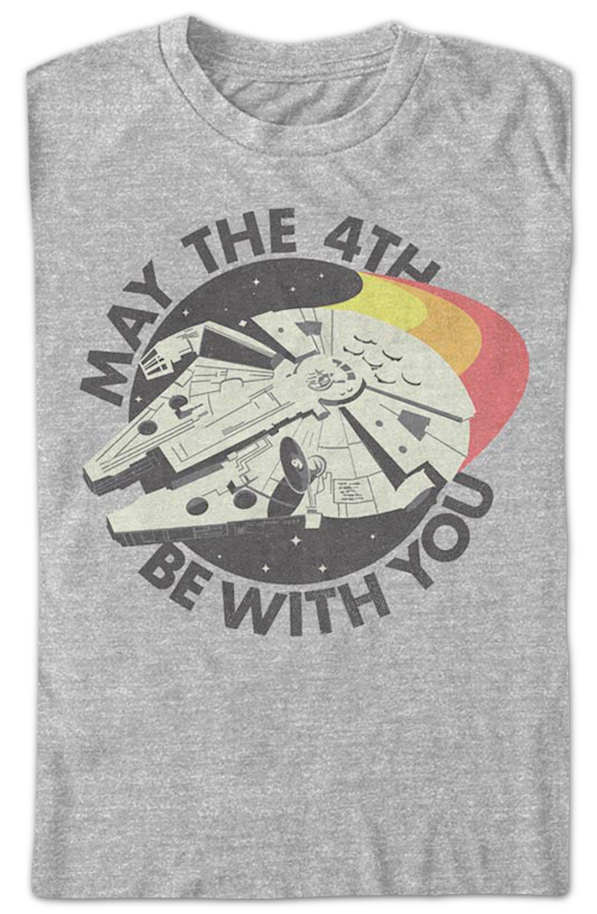 Millennium Falcon May The 4th Be With You Star Wars T-Shirt product image 2