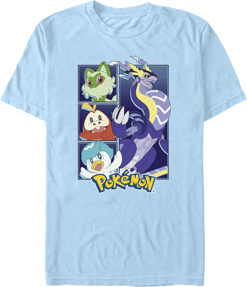 Miraidon Group Pokemon T-Shirt product image 1