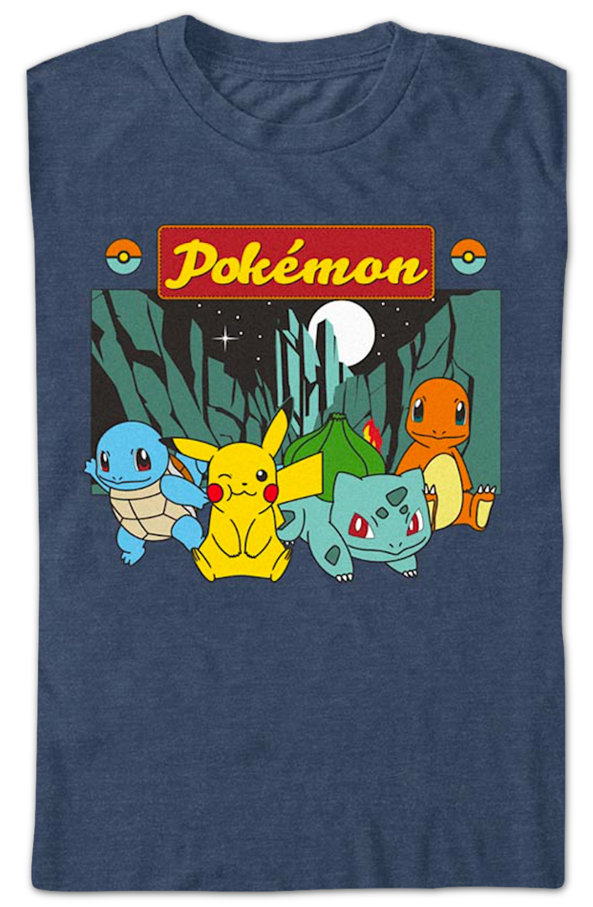 Moonlit Group Pokemon T-Shirt product image 2
