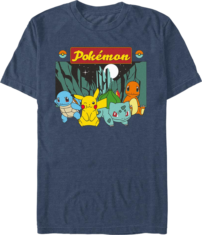 Moonlit Group Pokemon T-Shirt product image 1