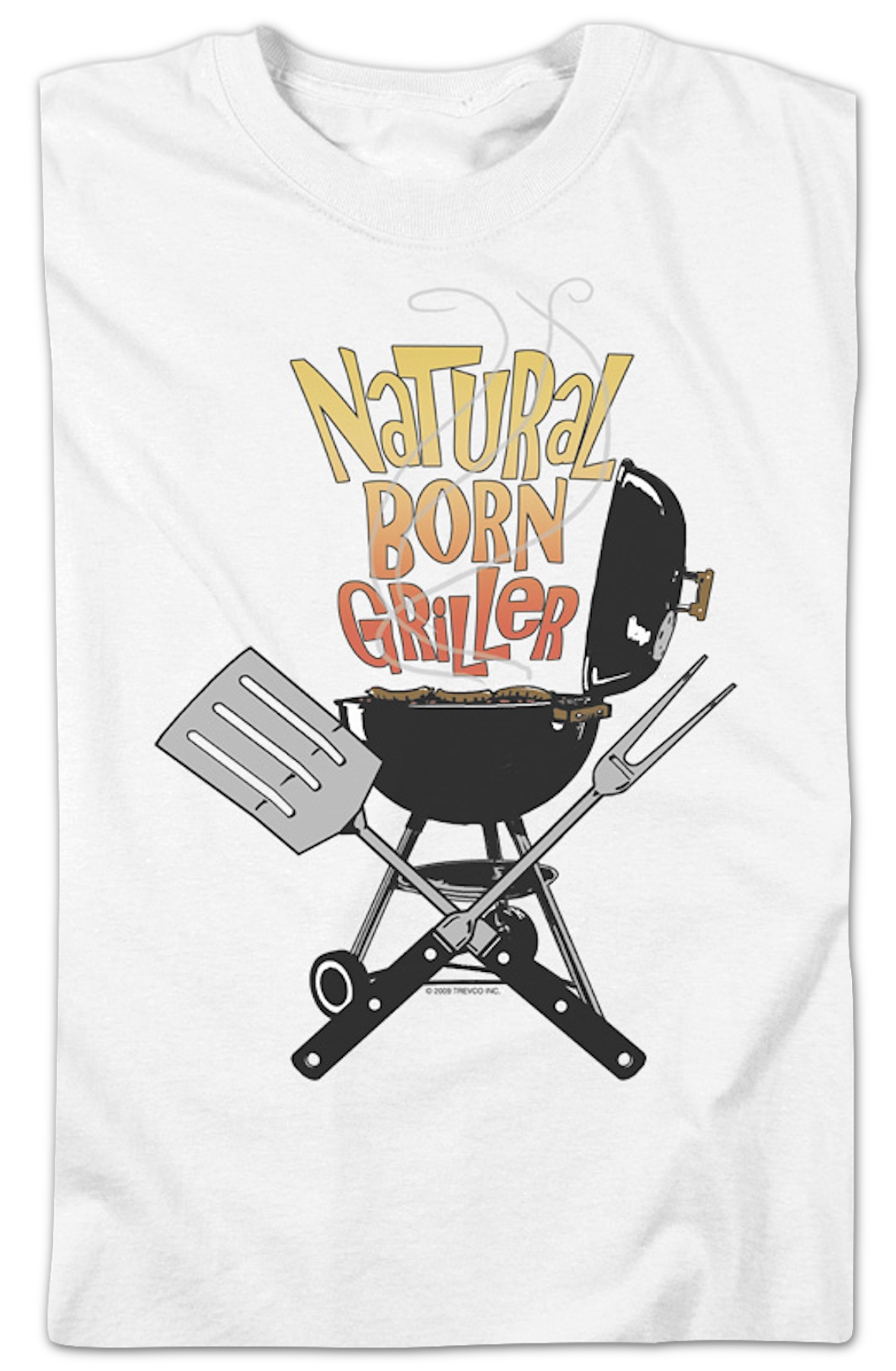 Natural Born Griller Father's Day T-Shirt product image 2