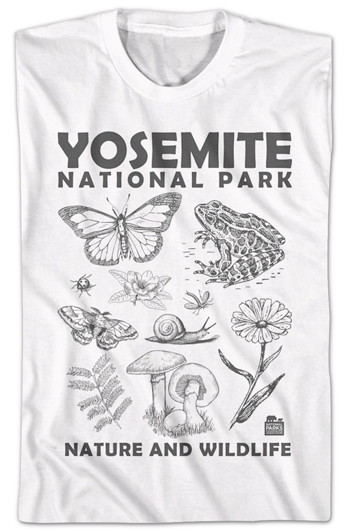 Nature And Wildlife Yosemite National Park T-Shirt product image 2