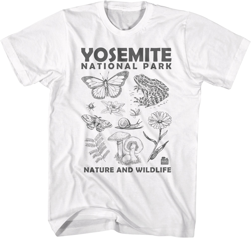Nature And Wildlife Yosemite National Park T-Shirt product image 1