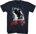 Navy Blue Movie Poster Cocaine Bear T-Shirt