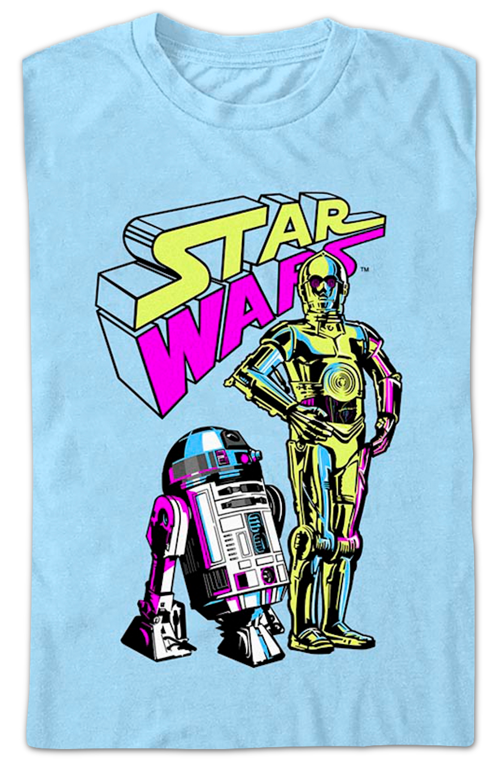 Neon Droids Star Wars T-Shirt product image 2