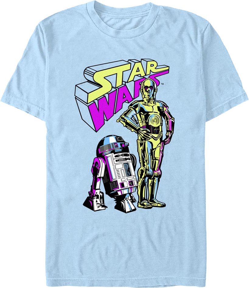 Neon Droids Star Wars T-Shirt product image 1