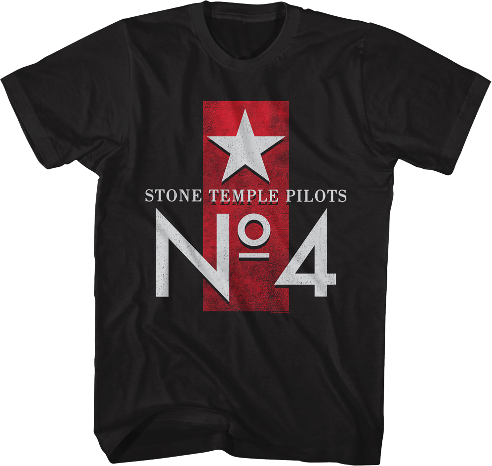 No. 4 Star Stone Temple Pilots T-Shirt product image 1