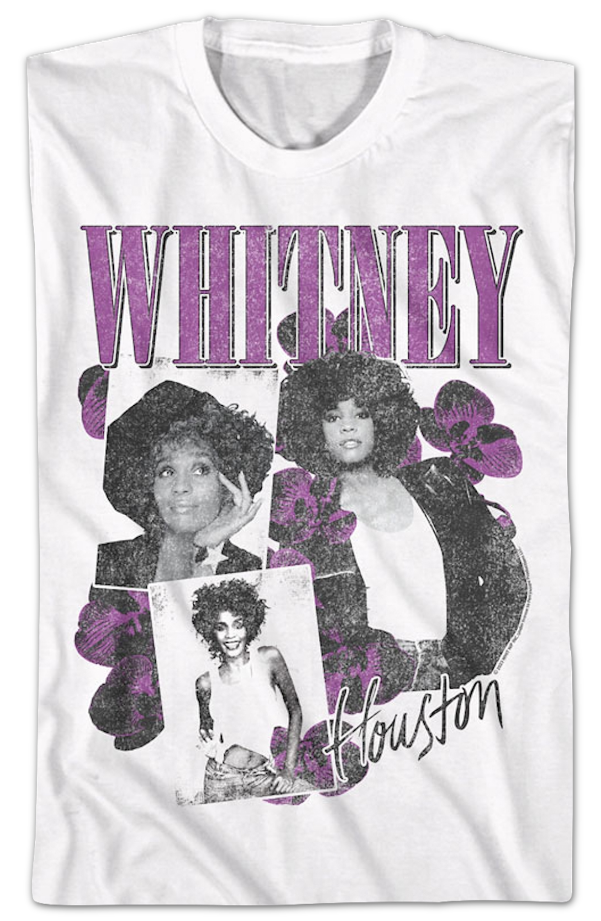 Orchid Collage Whitney Houston T-Shirt product image 2